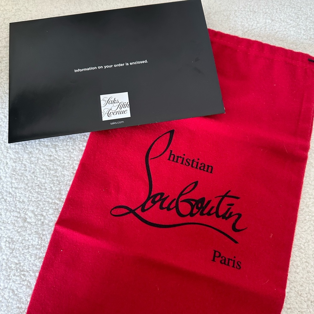 Christian Louboutin Choc Lock Jean Flats - Picture 10 of 10